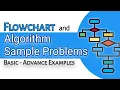 FLOWCHART AND ALGORITHM SAMPLE PROBLEMS TAGALOG BASIC - ADVANCE PART1 Beginners Guide 2021