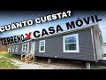 VENTA DE CASA MOVIL Y TERRENO asi estan los precios usa 2026
