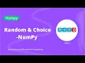 Random and choice-NumPy