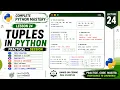 Python Tuples Practical Creating Tuples Packing Unpacking Methods Lesson 24