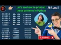 Python Pattern Programs in Hindi by Er Rajesh Sir PPP Lec-7 Tricky Solution
