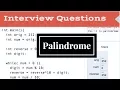 Check given Palindrome or Not Line by Line Execution