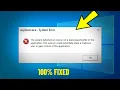 The system detected an overrun of a stack based buffer in this application in Windows 10 11 - FIX