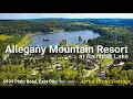 Allegany Mountain Resort at Rainbow Lake East Otto New York Aerial Drone Footage