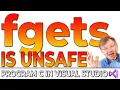 fgets is unsafe So what s the alternative