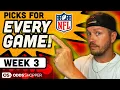 Week 3 NFL Picks Predictions For EVERY Game