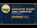 Greater Rigby Area Committee Meeting