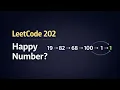 LeetCode 202 Happy Number C Explained