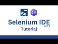 Export Selenium IDE tests to C NUnit Run Selenium tests from Visual Studio