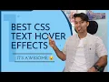 Best CSS Text Hover Effect Using Clip-Path in 2021 with Free CODE