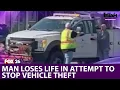 Man dies after trying to stop attempted carjacking