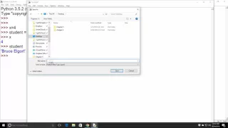 Launching IDLE and Creating a New Python Script