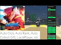 NEW UPD 3 Anime Evolution Simulator Script Auto Click Rank Collect Gift TP etc LuaXe