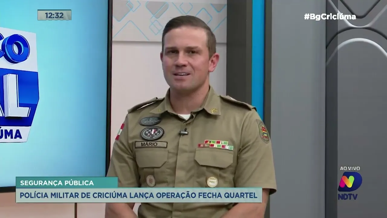Comandante da PM de Criciúma fala sobre Operação Fecha Quartel