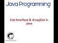List Interface and ArrayList in Java - Abhishek S Rao