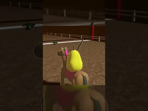 Carrera de caballos catastrófica #gamer #gaming #fail