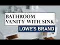 15 Trends Bathroom Vanity With Sink Lowe s Brand