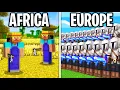 Lagu 100 spelers simuleren de aarde in Minecraft Hardcore...