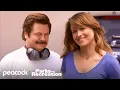 Ron Swanson Meets His Dream Match Parks and Recreation