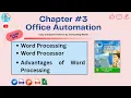 Word Processor Word Processing Chapter no 3 Class 9th Easy Computer Computing World