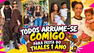VEJA TODOS ARRUME-SE COMIGO ANIVERSARIO DO THALES  #NATHALIAVALENTE #KAMYSMARIA