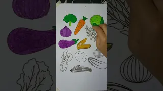 let s color the vegetables