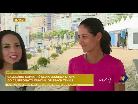 Campeonato mundial de beach tennis em BC encerra neste domingo