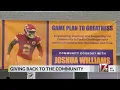 Fayetteville community cookout with NFL player Joshua Williams