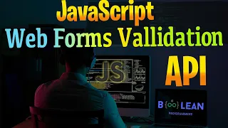 JavaScript Form Validation API