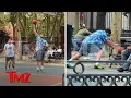 Adam Sandler Stretches Plays Basketball in New York City TMZ