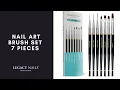 El 7-Piece Nail Art Brush Set LEGACY NAILS