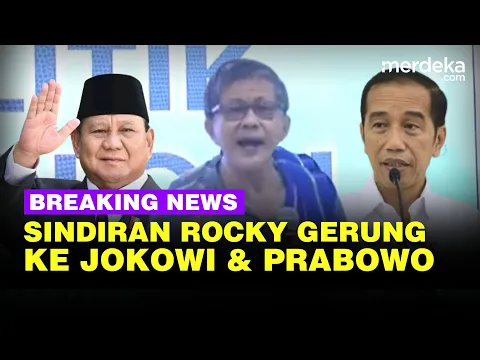 Download MP3 🔴 LIVE - Rocky Gerung Sindir Jokowi \u0026 Prabowo Bahas Politik Ekologi