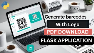 I created a Barcode with Logo Generator Flask App Python Claude ai