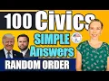 2025 U S Citizenship USCIS 100 Civics Questions 2008 version v5R1