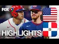 United States vs Dominican Republic Highlights World Baseball Classic on FOX
