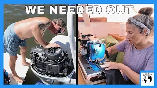 We Have to Get Off the Boat | When Boat Projects Wear You Down  Ep79 #liveaboardlife