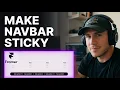 How to Make Navbar Sticky in Framer 2026 Scroll Position Settings