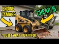 Buying and fixing the worlds most TRASHED skid steer PART1