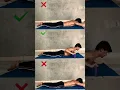 Lagu Resistance Band Lying Superman Pull up Back Exercise Mistake ❌ Do it Right ✅ #shorts #ytshorts #abs