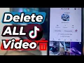 How to Delete All TikTok Videos at Once 2025