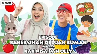 Belajar Bermain Episode Kebersihan Diluar Rumah - Belajar Kebersihan, Lagu Interaktif Balita