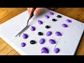 Easy Acrylic Painting Technique Only Using Two Colors Step By Step For Beginners