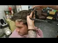 Textured Caesar Men s Haircut with Longer Sides