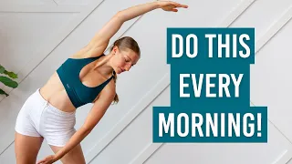 15 Min STRETCH TRAIN GOOD MORNING WORKOUT No Equipment Beginner Friendly 