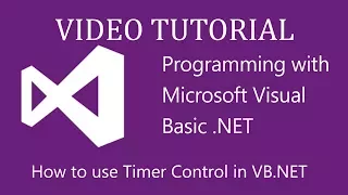 Timer Control VB net - Start Resume Stop and reset Timer