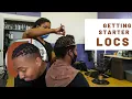 GETTING STARTER LOCS FOR THE FIRST TIME Men s Dreadlock Journey