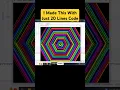 Hexagonal Spiral Design Using Python Turtle Python Turtle Graphics Drawing Art For Beginners
