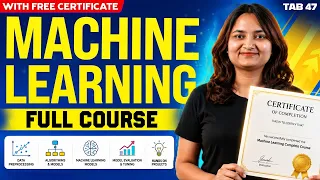 Machine Learning Course for Beginners FREE 2026 Learn ML with Projects Certificate Tab 47