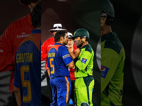 Moments When Gambhir Become Gangster π | #cricket