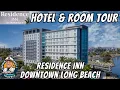 Residence Inn Long Beach Downtown Room Hotel Tour Pool Lobby Breakfast September 2025